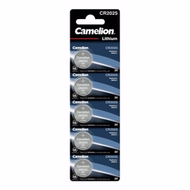 CR2025 Camelion 3V litiumbatterier 5-pack